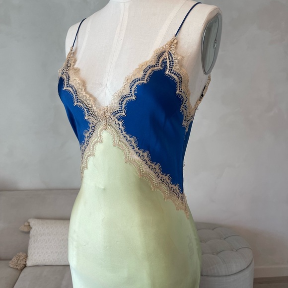 GINIA XS COLOR BLOCK SLIP DRESS - Picture 5 of 12